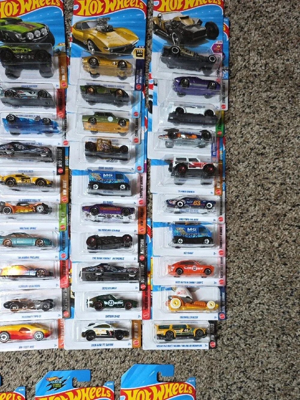72 Car Lot Of 2026 Hot Wheels Including Model A Super Treasure Hunt